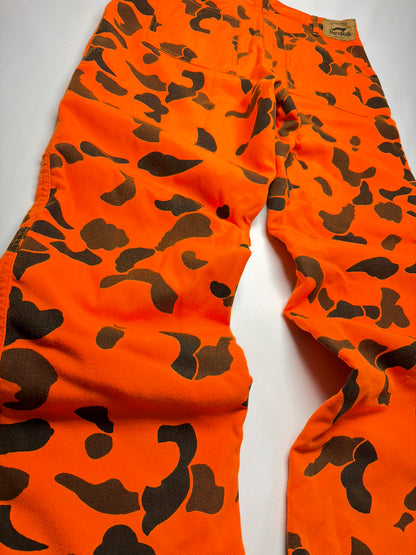 Vintage Duxbak Thinsulate Orange Duck Camo Pants