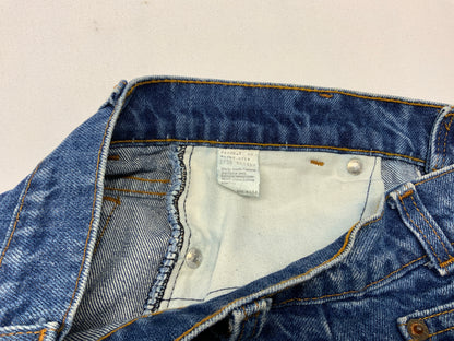 Vintage Orange Tab Levi’s Cutoff Denim Shorts