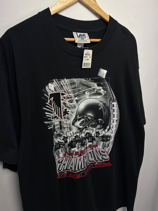 NWT 1998 Atlanta Falcons NFC Champions T-Shirt