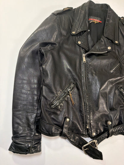 Vintage Brooks Leather Biker Jacket