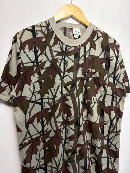 Vintage Mirage Leaf Camo Pocket T-Shirt