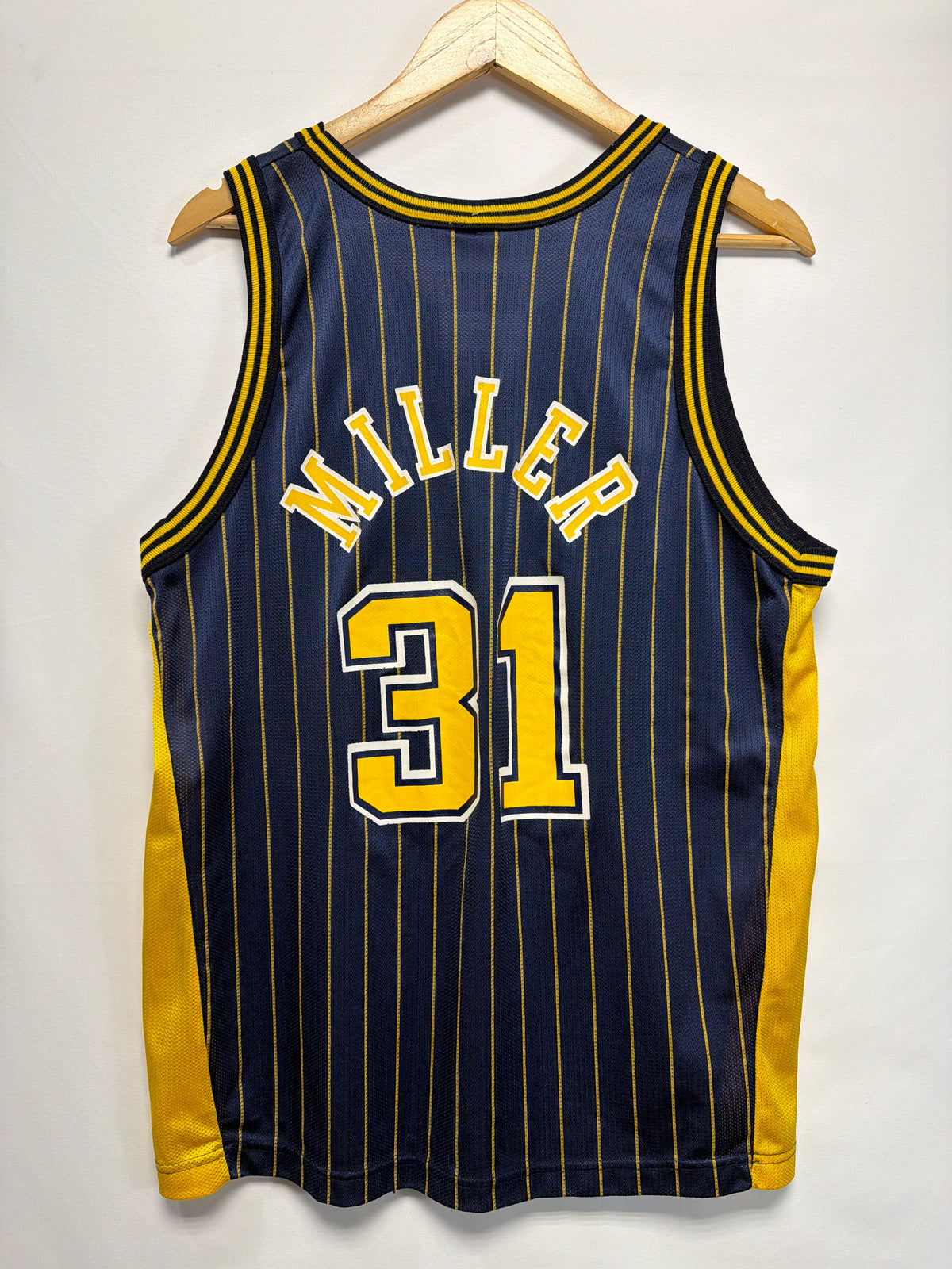 Vintage Reggie Miller Indiana Pacers Champion Jersey