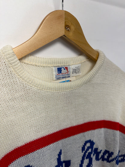 Vintage Deadstock Cliff Engle Atlanta Braves Knit Sweater