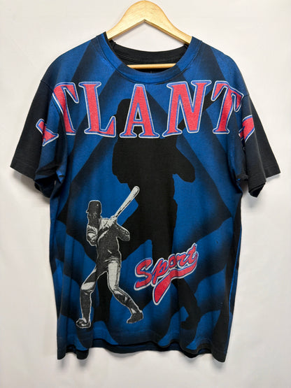 Vintage Atlanta Braves Bootleg Shadow T-Shirt