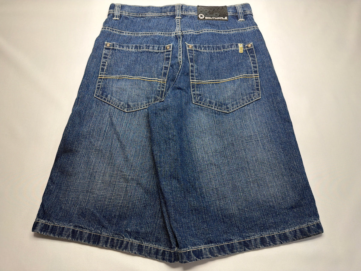 Vintage Y2K SouthPole Gold Tab Baggy Denim Shorts