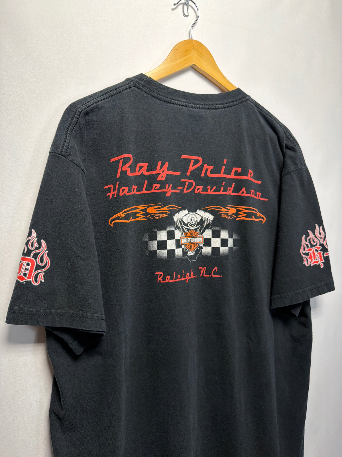 2003 Harley Davidson Flames Ray Price T-Shirt