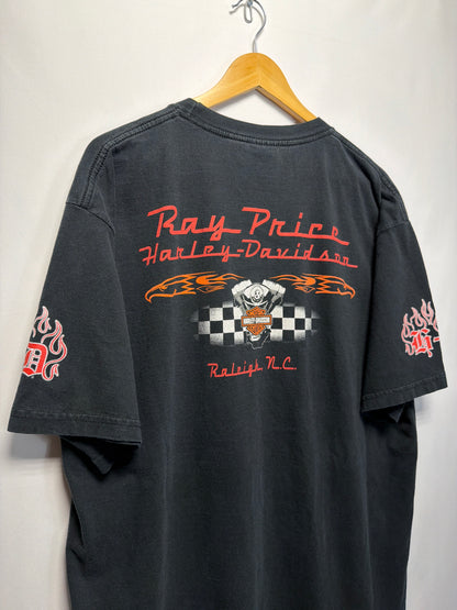 2003 Harley Davidson Flames Ray Price T-Shirt