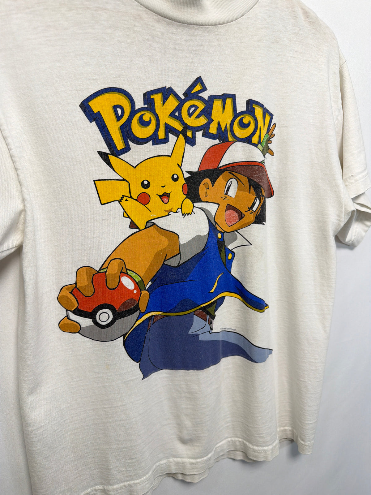 1999 Pokemon Ash Pikachu T-Shirt