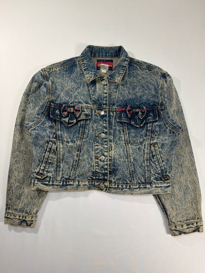 Vintage Jordache Acid Wash Denim Jacket