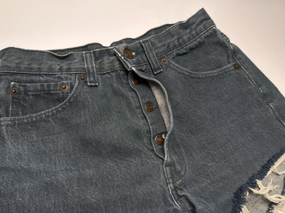 Vintage Red Tab Button Fly Levi’s Denim Cutoff Shorts