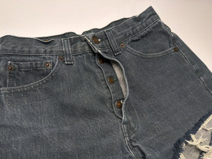 Vintage Red Tab Button Fly Levi’s Denim Cutoff Shorts