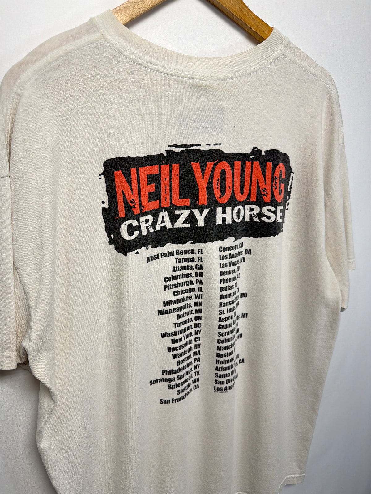 2003 Neil Young Crazy Horse Tour T-Shirt