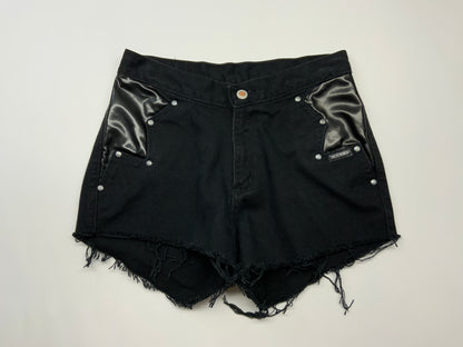 Vintage Rockies Star Studded Denim Cutoff Shorts