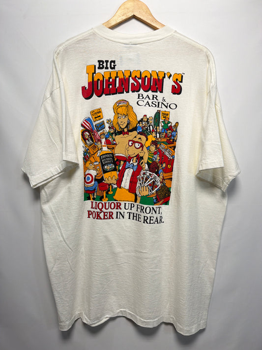 Vintage Big Johnson Casino Humor T-Shirt