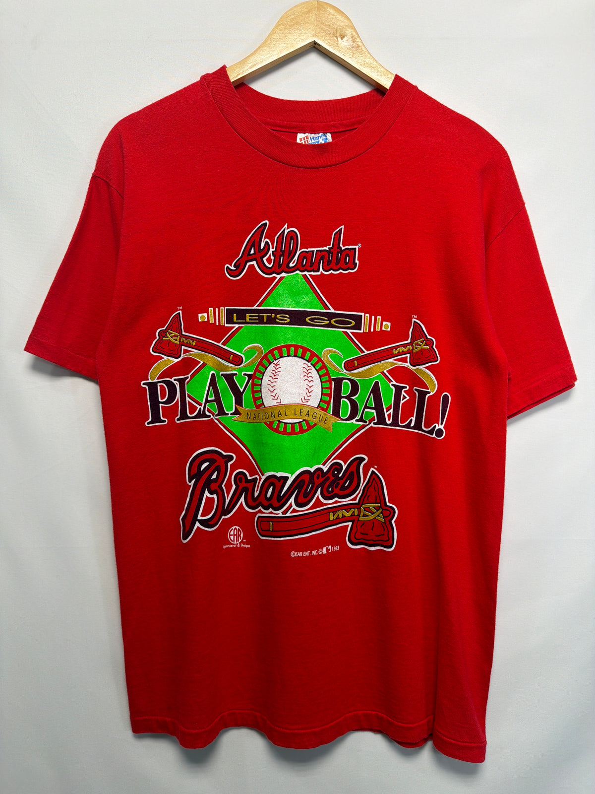 1993 Atlanta Braves Play Ball T-Shirt