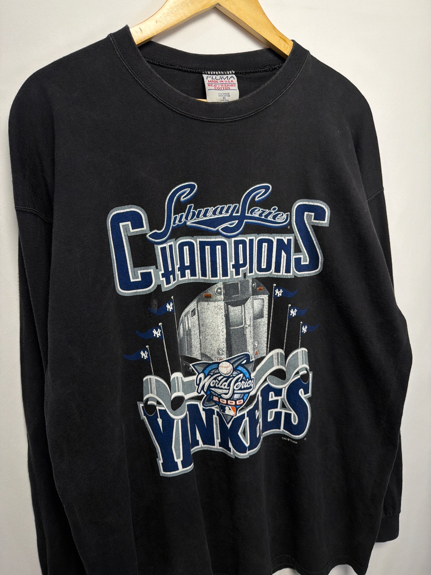 2000 New York Yankees Subway Series Long Sleeve T- Shirt