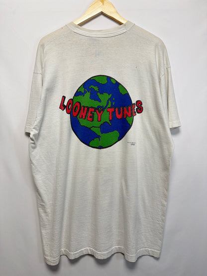1995 Looney Tunes Taz USA All Over Print T-Shirt