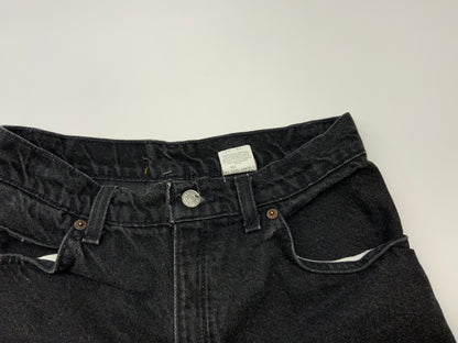 Vintage White Tab Black Levi’s Cutoff Shorts