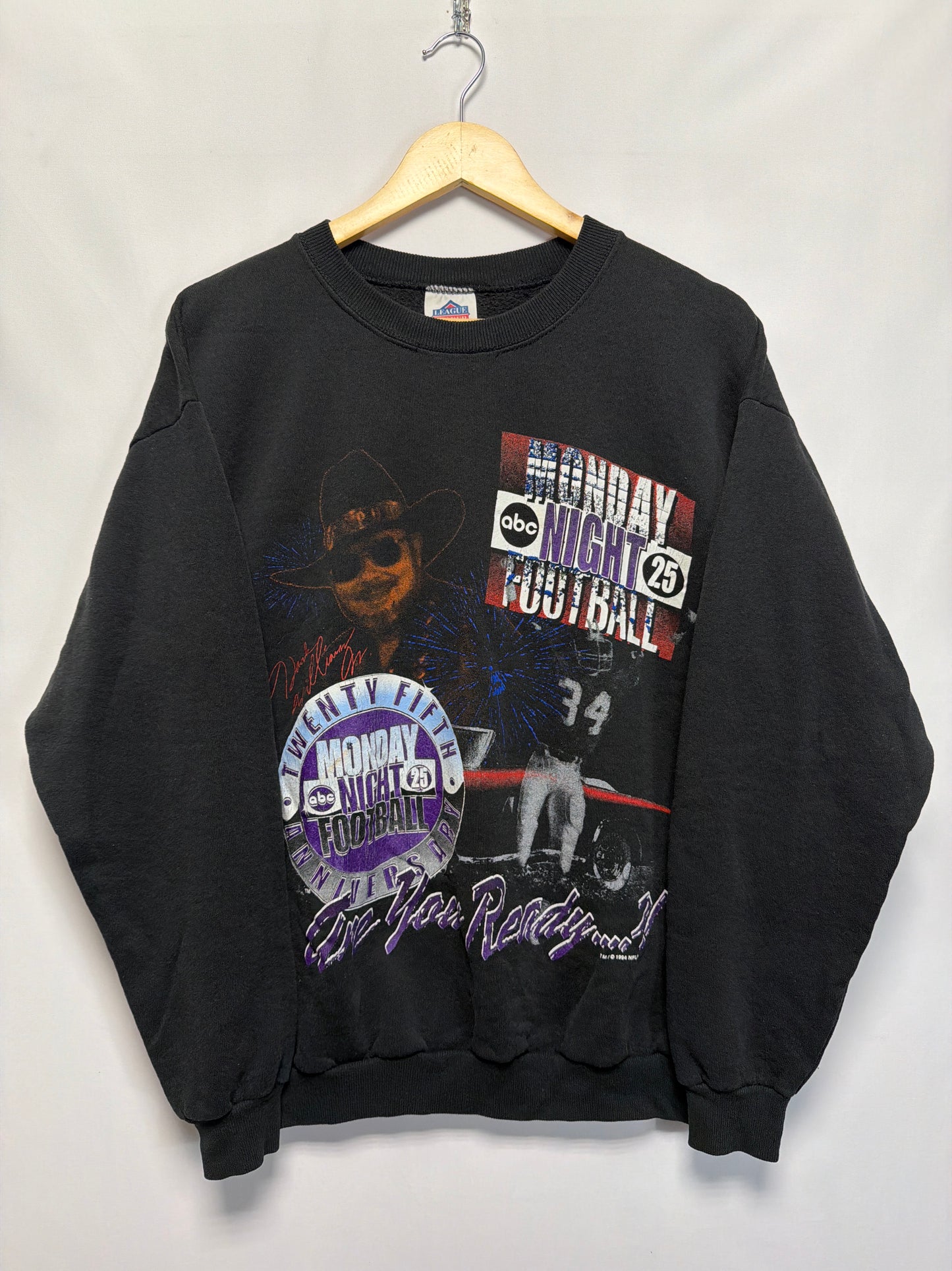 1994 Monday Night Football Hank Williams Jr Anniversary Sweatshirt