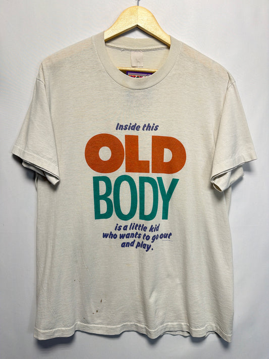 Vintage Hallmark Cards Inside This Old Body T-Shirt