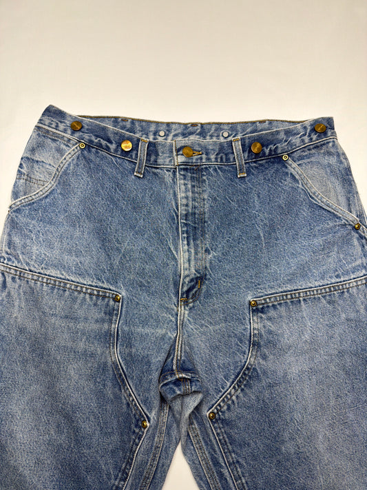 Vintage Carhartt Double Knee Denim Carpenter Pants