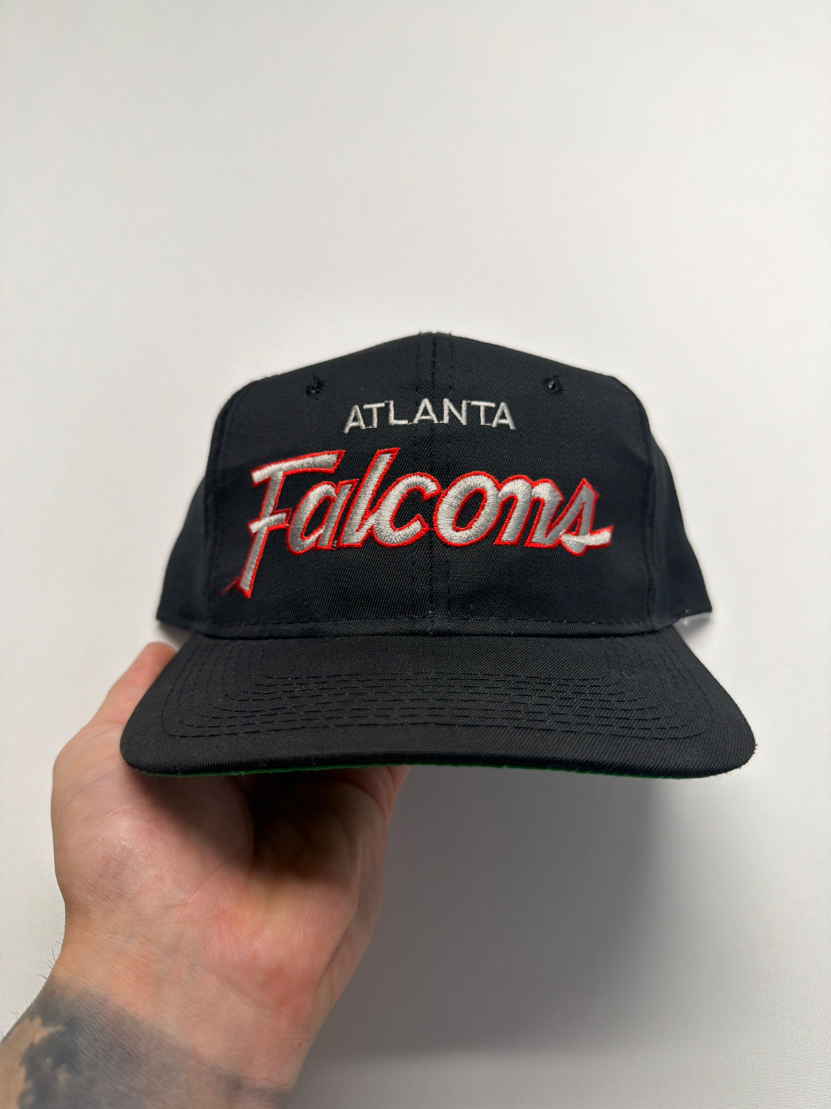 Vintage Atlanta Falcons Double Line Script Sports Specialties SnapBack