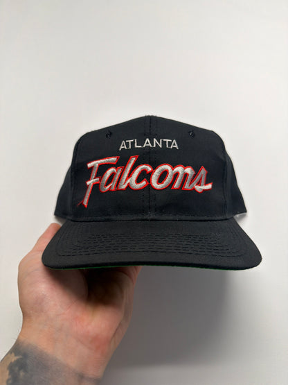 Vintage Atlanta Falcons Double Line Script Sports Specialties SnapBack