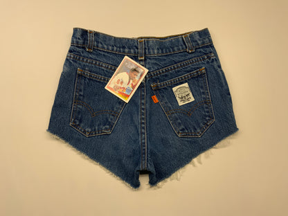 Vintage Orange Tab Levi’s Cutoff Denim Shorts