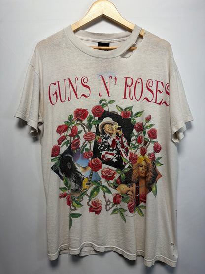 1993 Guns N Roses Skin N Bones Tour T-Shirt