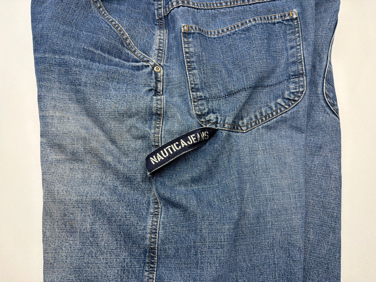 Vintage Nautica Baggy Carpenter Denim Shorts