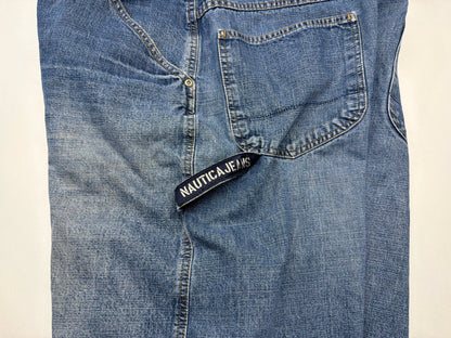 Vintage Nautica Baggy Carpenter Denim Shorts