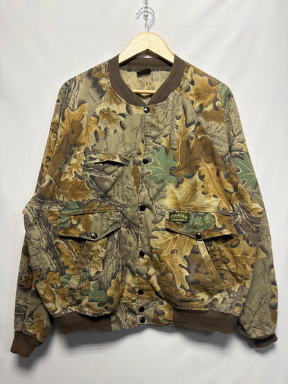 Vintage Spartan Realtree Camo Bomber Jacket