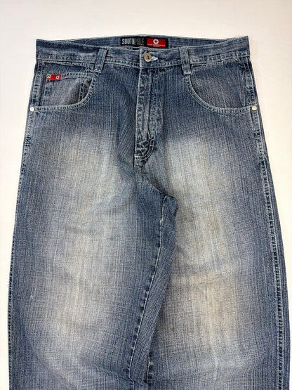 Vintage Y2K Southpole Red Tab Baggy Jeans