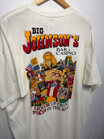 Vintage Big Johnson Casino Humor T-Shirt