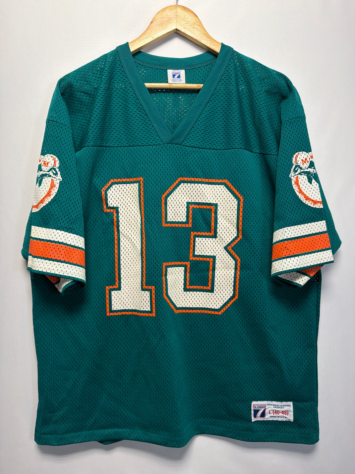 Vintage Dan Marino Miami Dolphins Logo 7 NFL Jersey