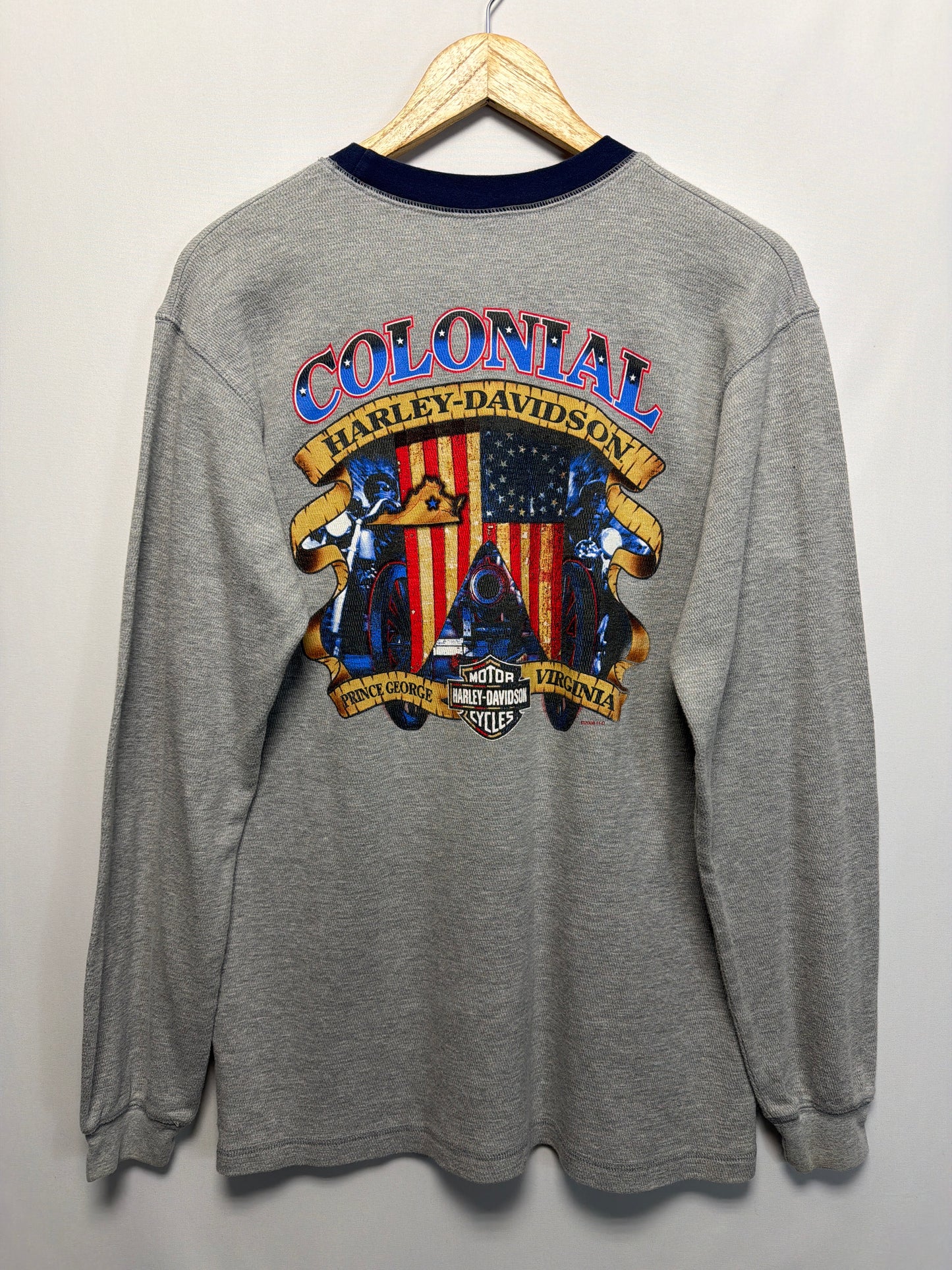 2008 Harley Davidson Colonial Thermal Shirt