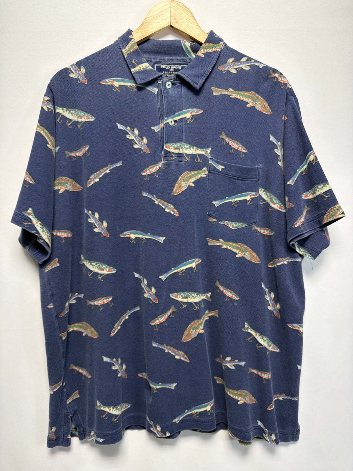 1999 Polo Sport Ralph Lauren Fishing Lure Shirt
