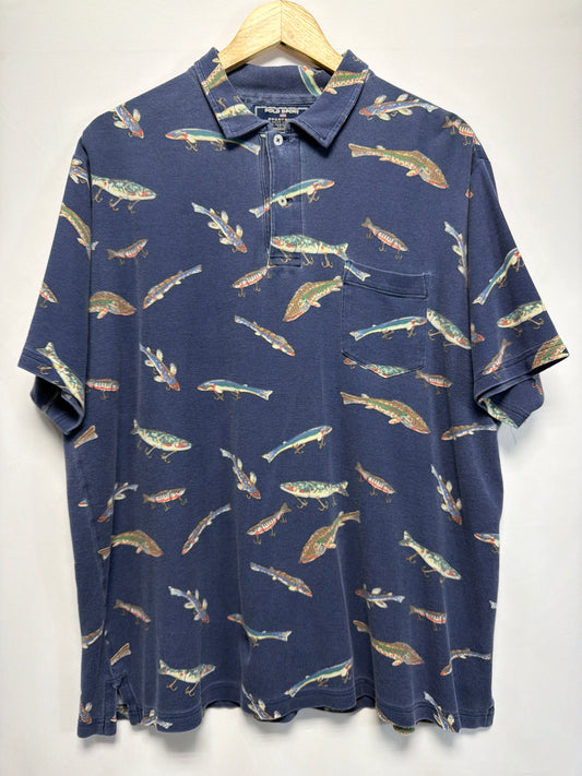 1999 Polo Sport Ralph Lauren Fishing Lure Shirt