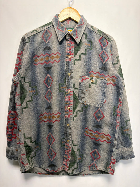 Vintage Cabela’s Aztec Flannel Button Up