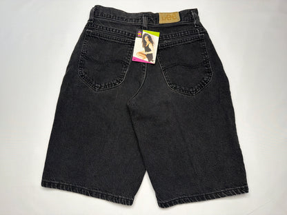 Vintage Lee Black Denim Mom Shorts