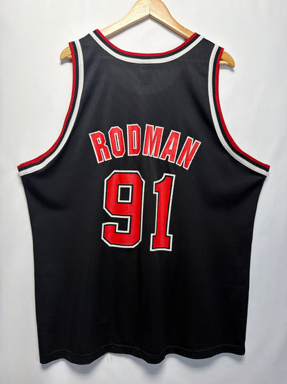 Vintage Dennis Rodman Chicago Bulls Champion NBA Jersey