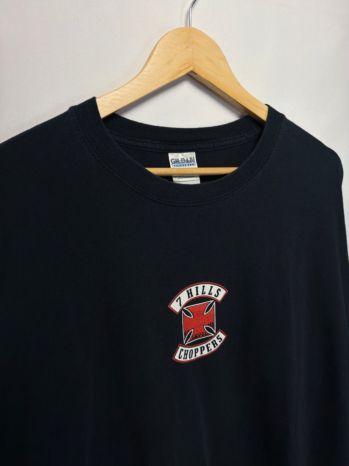 Vintage Y2K 7 Hills Choppers Rome GA Long Sleeve T-Shirt