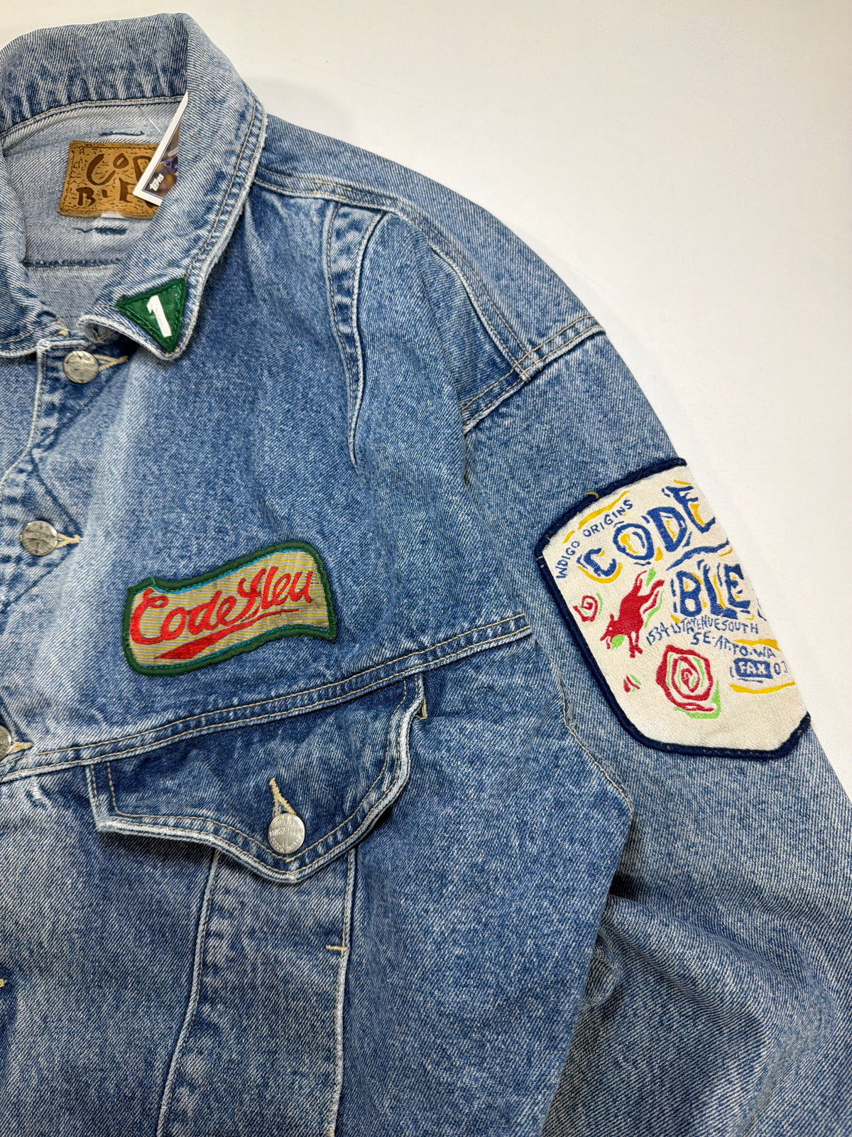 Vintage Code Bleu Denim Jacket