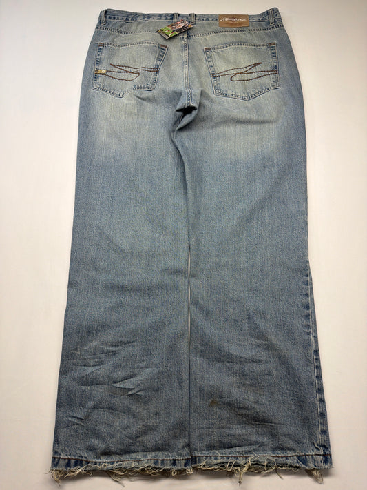 Vintage SouthPole Gold Tab Baggy Boot Cut Y2K Jeans