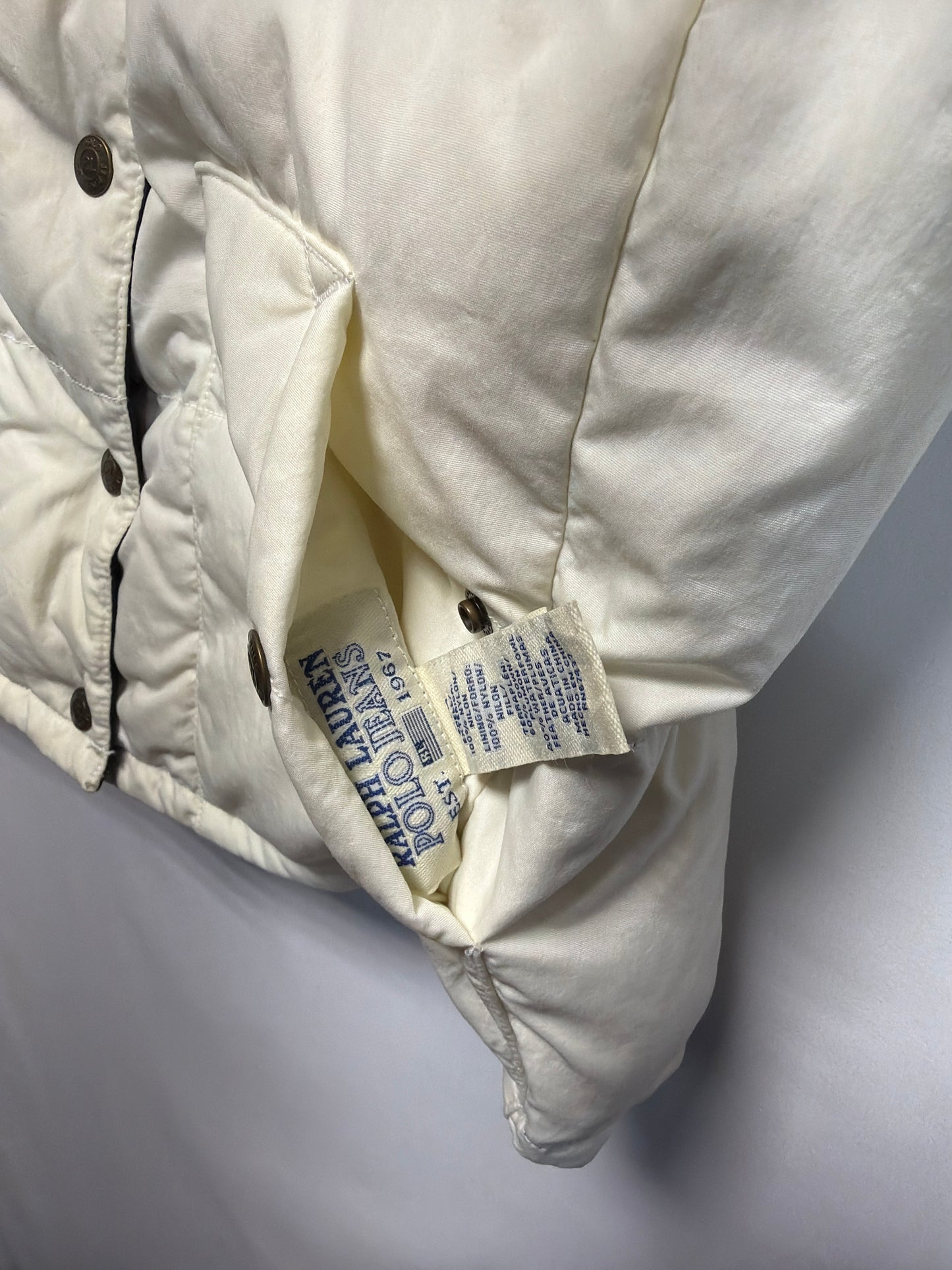 Vintage Ralph Lauren Polo Jeans Reversible Puffer Vest