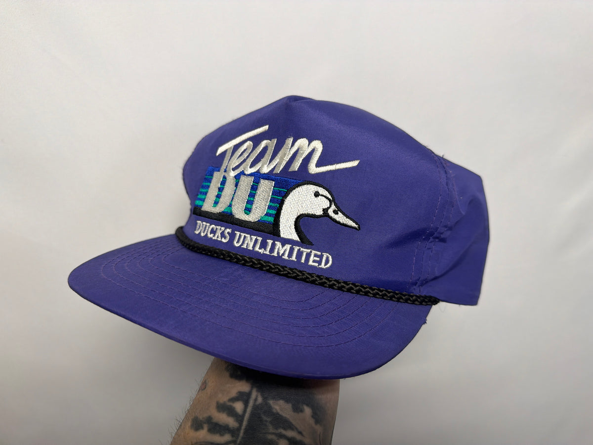 Vintage Team Ducks Unlimited Rope SnapBack