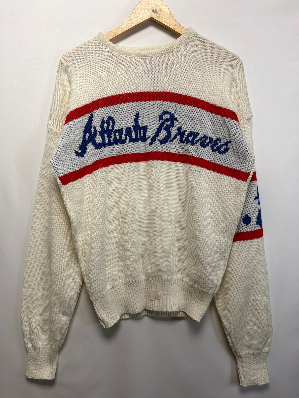 Vintage Deadstock Cliff Engle Atlanta Braves Knit Sweater