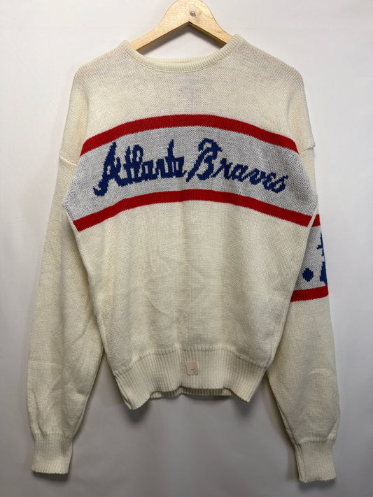 Vintage Deadstock Cliff Engle Atlanta Braves Knit Sweater