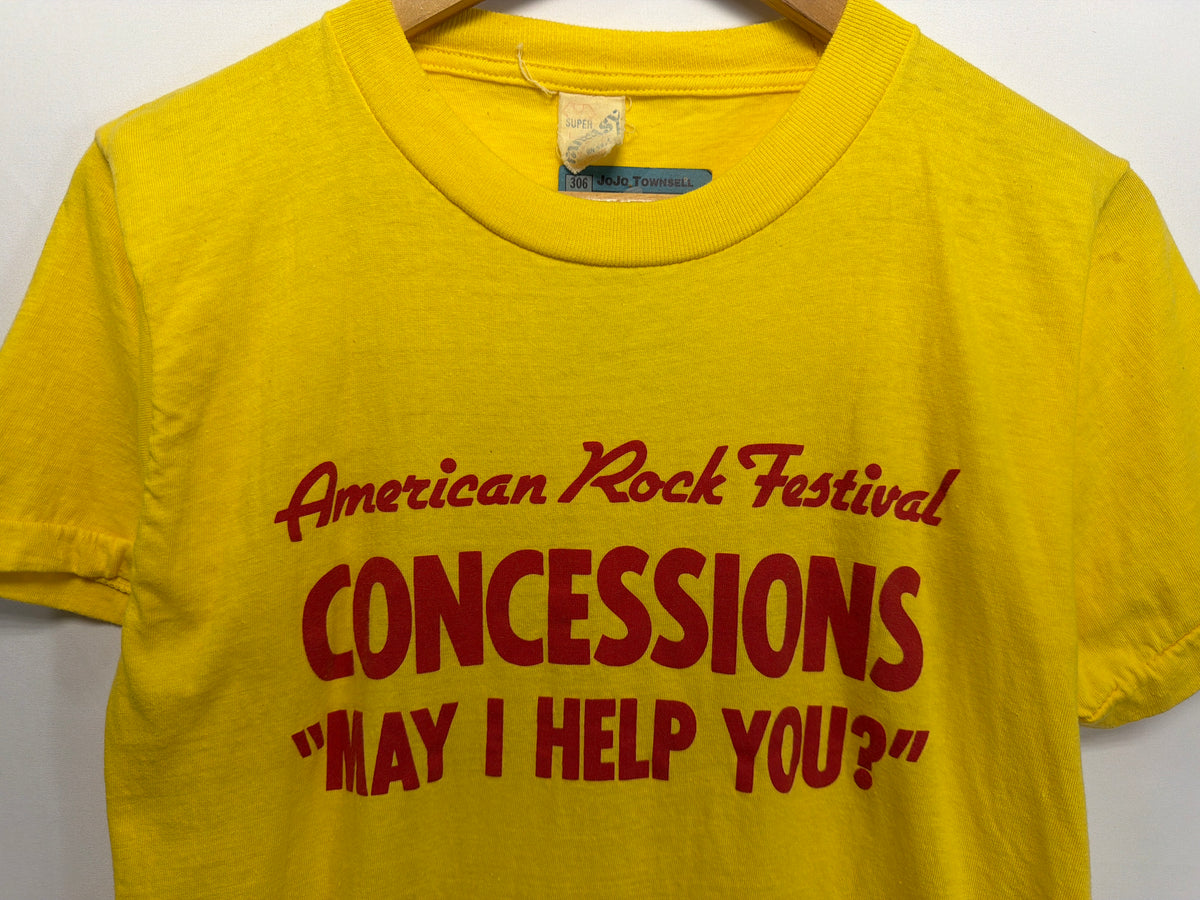 Vintage American Rock Festival Concessions T-Shirt