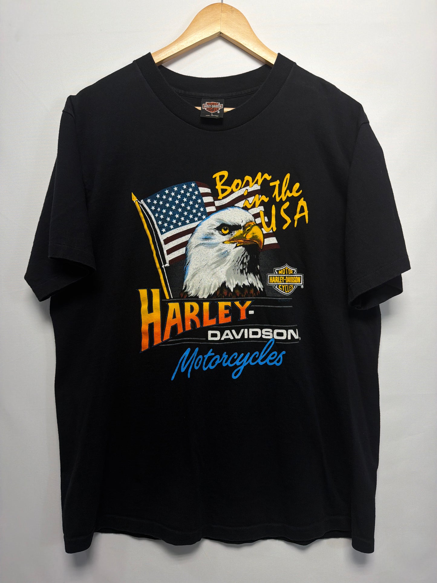 1995 Harley Davidson Born In The USA T-Shirt